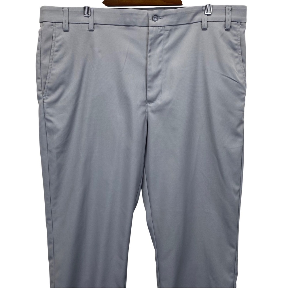 Callaway Performance Mens Golf Pants Size 40x30 (40.5x29) Gray Polyester Wicking